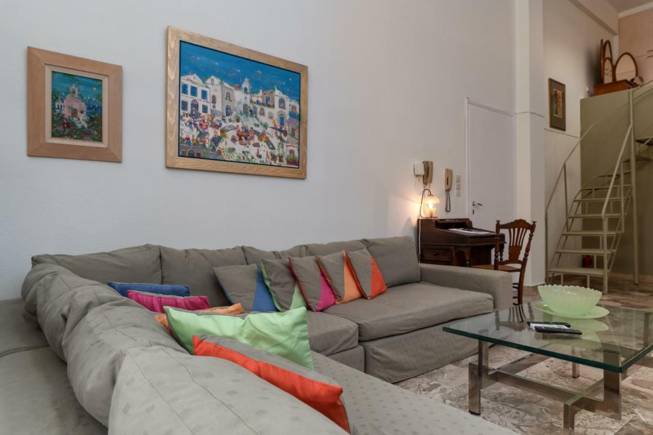 Acropolis Koukaki Loft Private Garden Leilighet Athen Eksteriør bilde