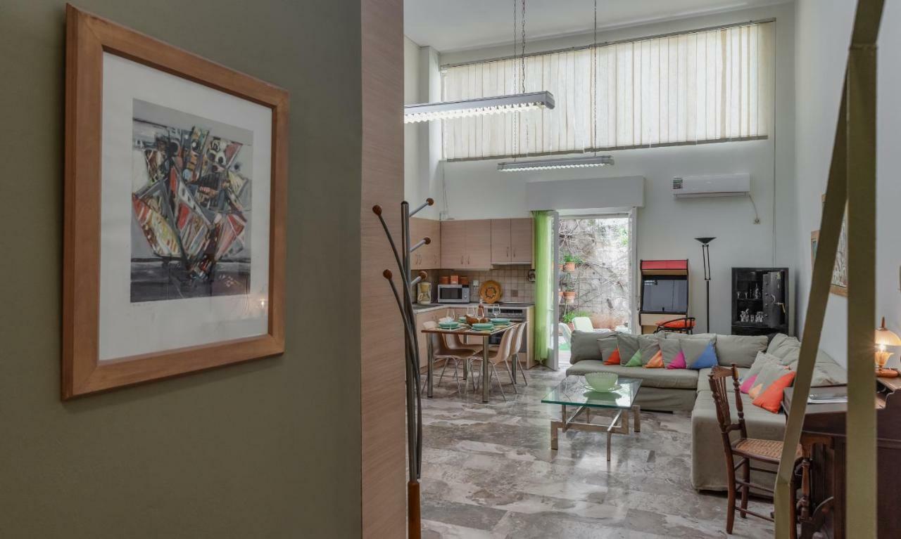 Acropolis Koukaki Loft Private Garden Leilighet Athen Eksteriør bilde