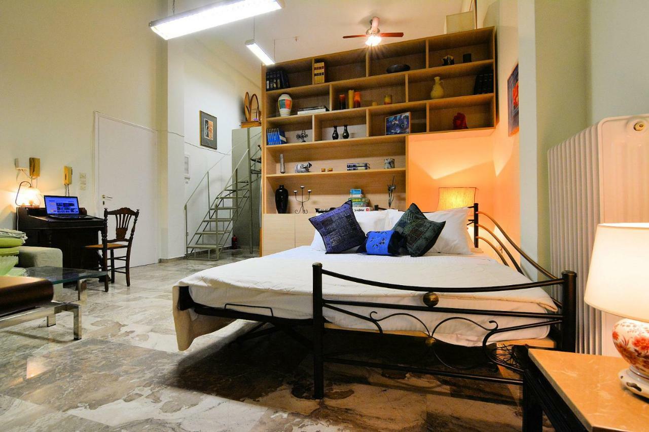 Acropolis Koukaki Loft Private Garden Leilighet Athen Eksteriør bilde